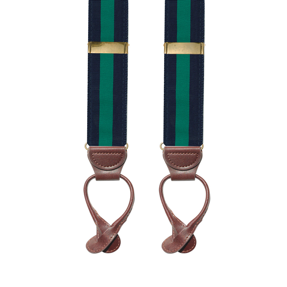 Navy Grosgrain Suspenders