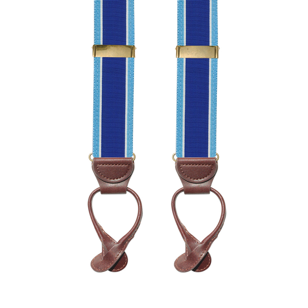 Navy Grosgrain Suspenders