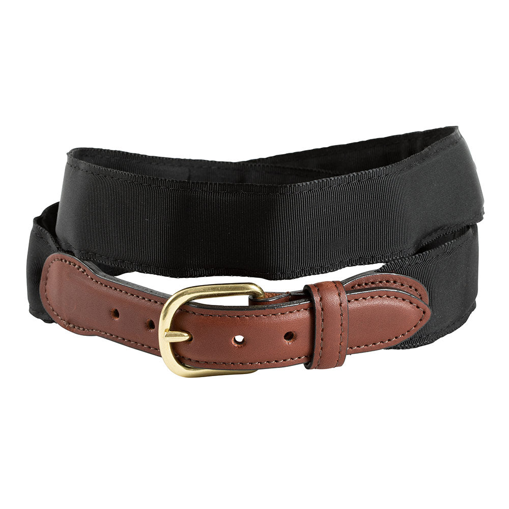 Black Grosgrain Ribbon Children&#39;s Belt